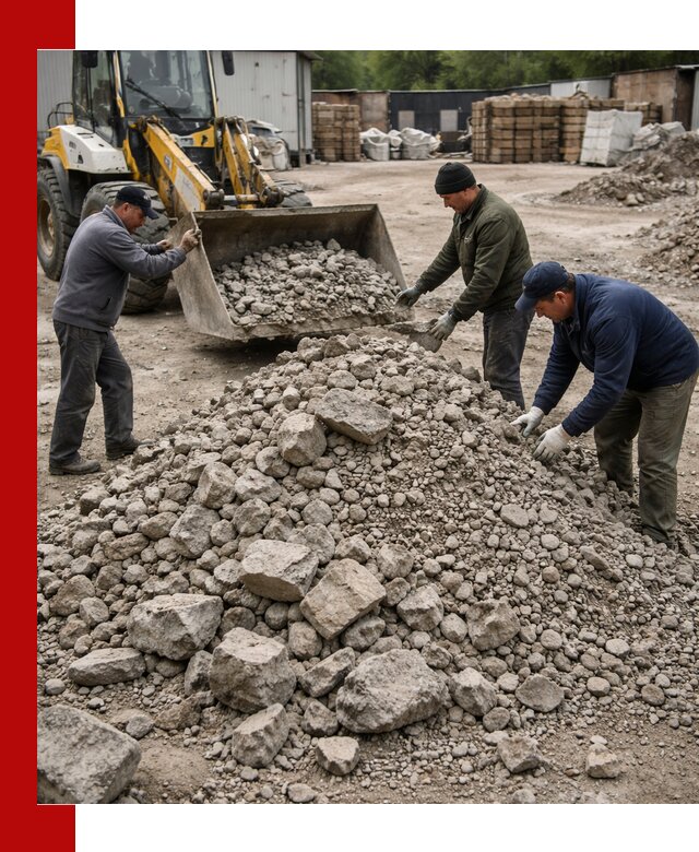 Демонтаж и вывоз бой бетона в Белгороде
