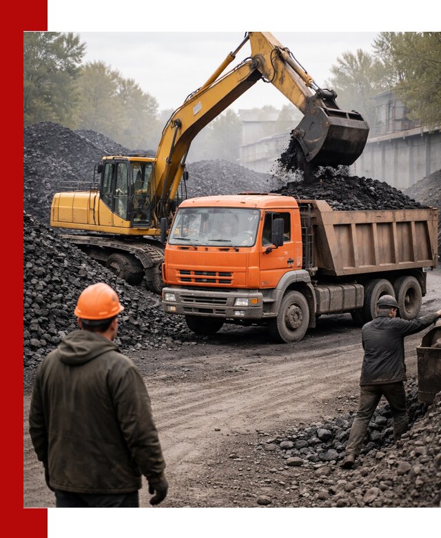 Доставка угля автотранспортом в Белгороде быстро и выгодно