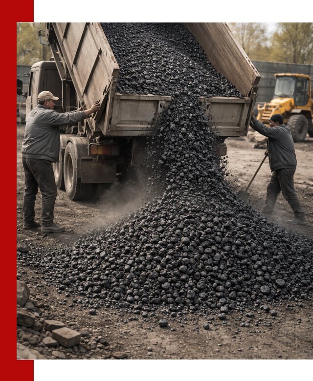 Доставка угля семечка самосвалами в Белгороде