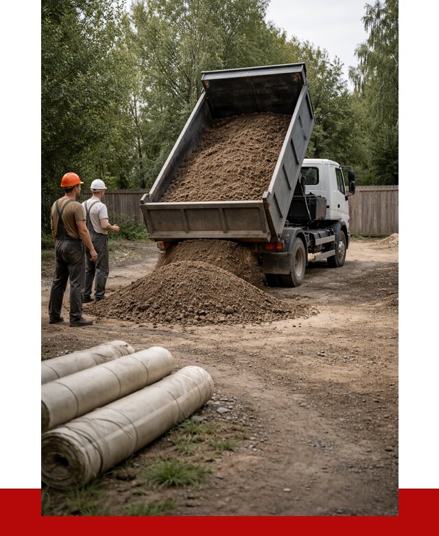 Доставка сыпучих материалов самосвалом в [cvi] от 4363 р. | ПРОНЕРУДБлг