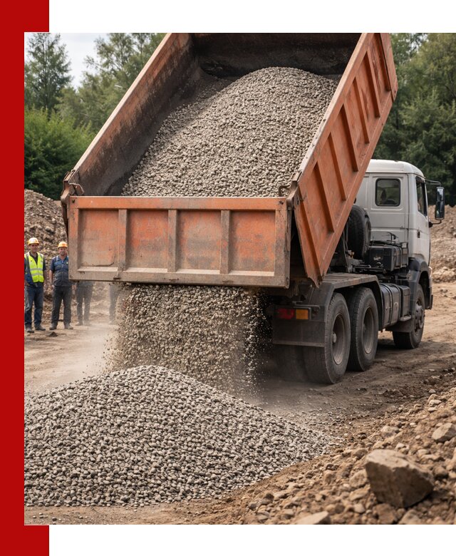 Доставка сыпучих материалов самосвалом в Белгороде быстро и надежно