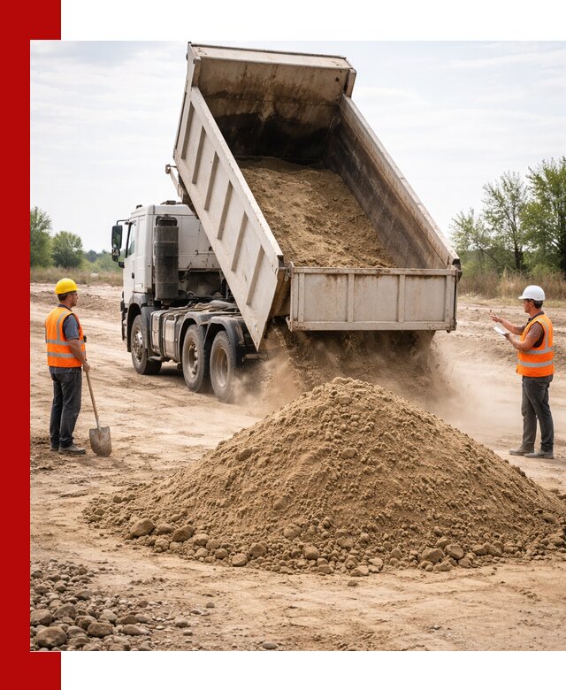 Доставка самосвалом 15 кубов в Белгороде за город и по городу