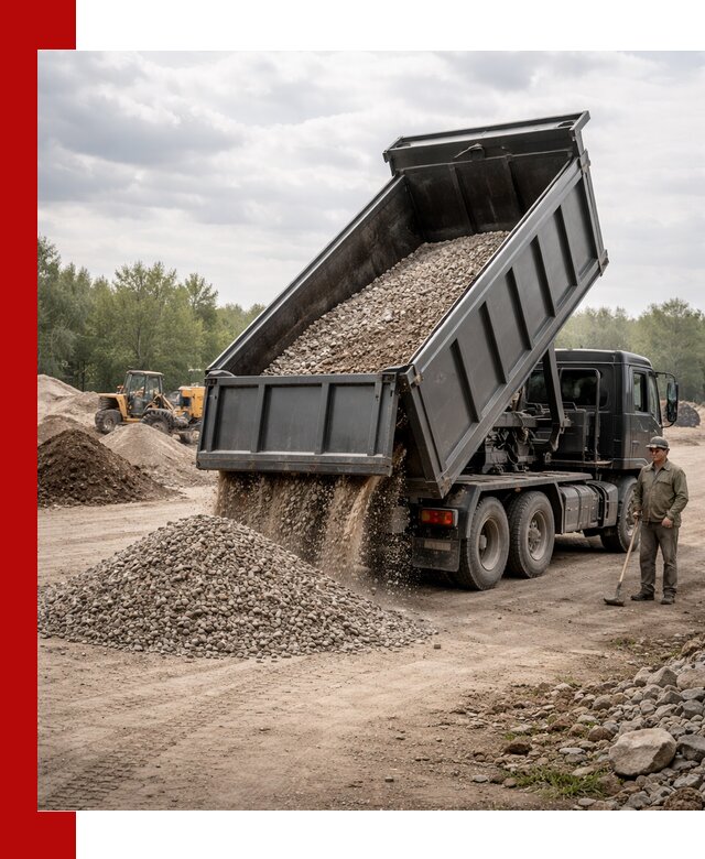 Доставка самосвалом 30 м3 по выгодным ценам в Белгороде