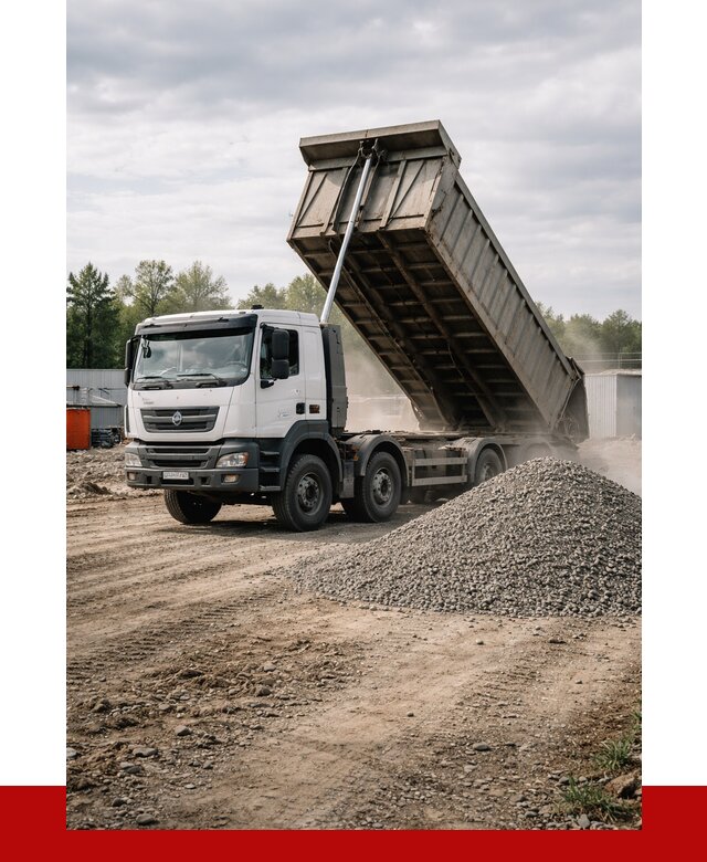 Доставка самосвалом 40 кубов в Белгороде от 9348 р. | ПРОНЕРУДБлг