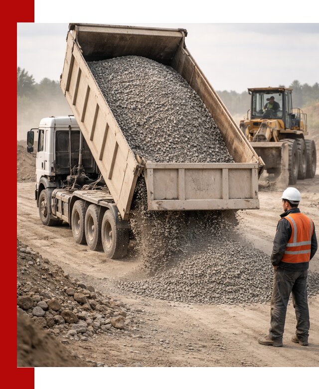 Доставка самосвалом 40 кубов цемента и сыпучих в Белгороде