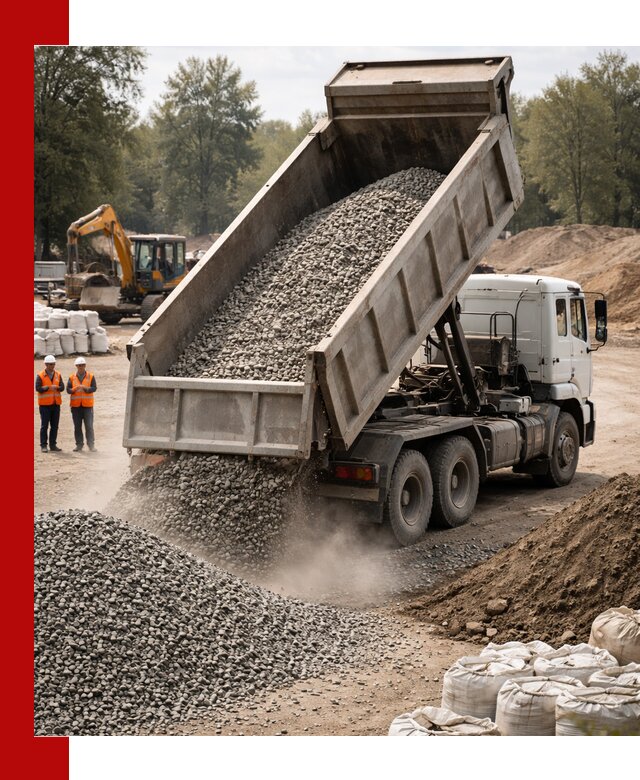 Аренда самосвала в Белгороде для доставки сыпучих и нерудных материалов