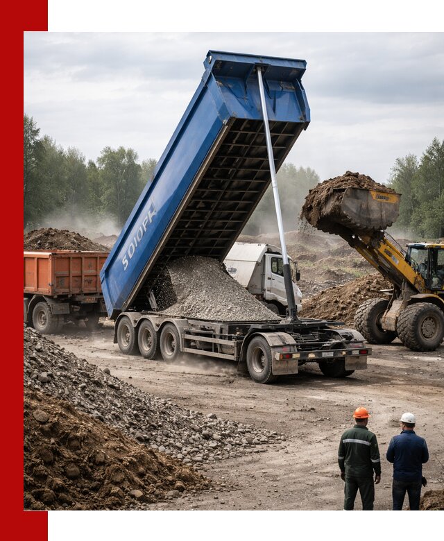 Аренда тонар 40 тонн в Белгороде с доставкой материалов