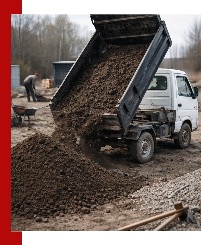 Аренда минисамосвала в Белгороде для доставки сыпучих материалов