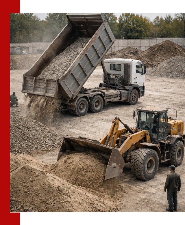 Перевозка сыпучих грузов самосвалами и бортовыми в Белгороде