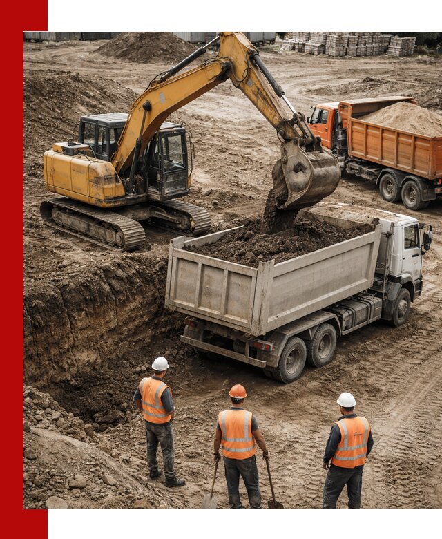 Разработка грунта для строительства и благоустройства в Белгороде