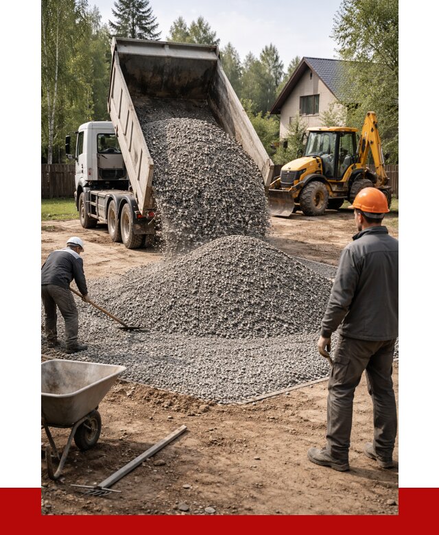 Отсыпка участка щебнем в Белгороде от 6752 р. ПРОНЕРУДБлг