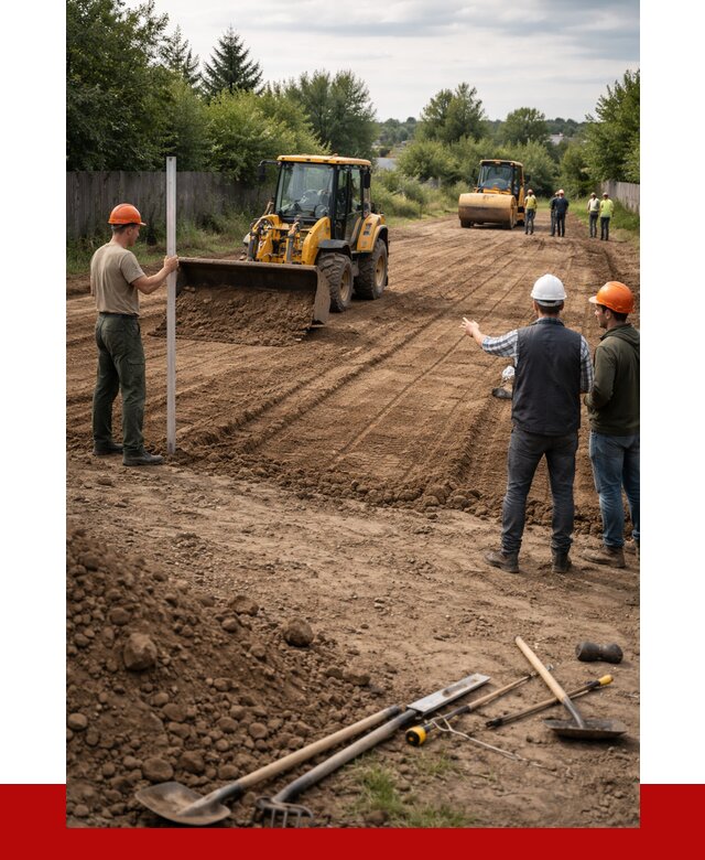 Планировка участка грунтом в Белгороде от 4674 р ПРОНЕРУДБлг