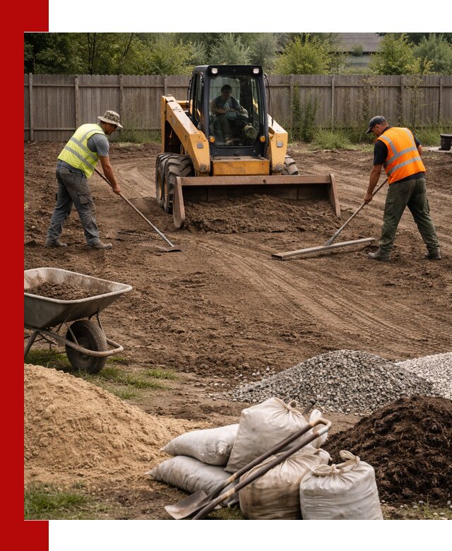 Выравнивание участка под строительство и благоустройство в Белгороде