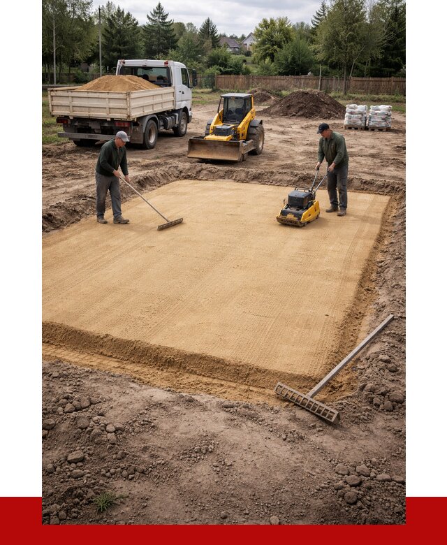 Устройство песчаной подушки в Белгороде от 4674 р. ПРОНЕРУДБлг